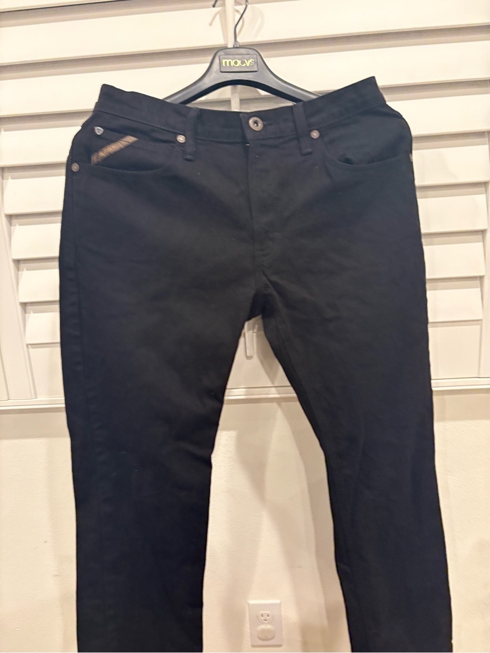Ariat Men's size 34-32 M5 Slim Straight legacy Workwear Western Black pants